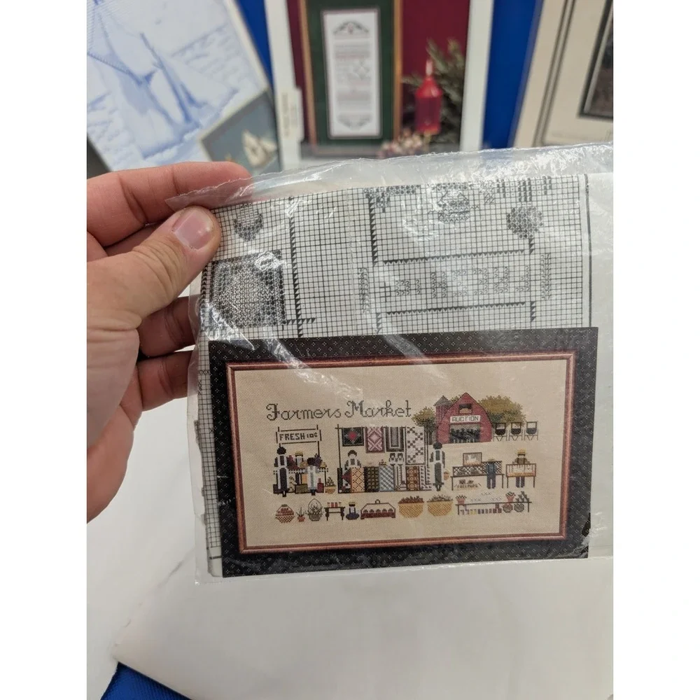6 Vintage Cross Stitch Patterns Holiday Historic Moments Simply Stephie Bushmoun
